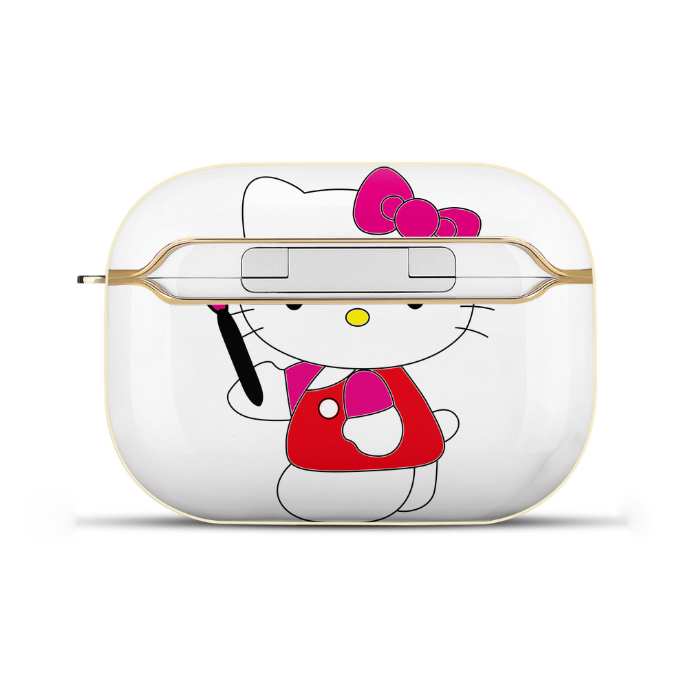 （画像用） Hello Kitty ハローキティ 【AirPods Pro用】ハードシェル保護ケース｜耐衝撃・防指紋・カラビナ付き商品仕様