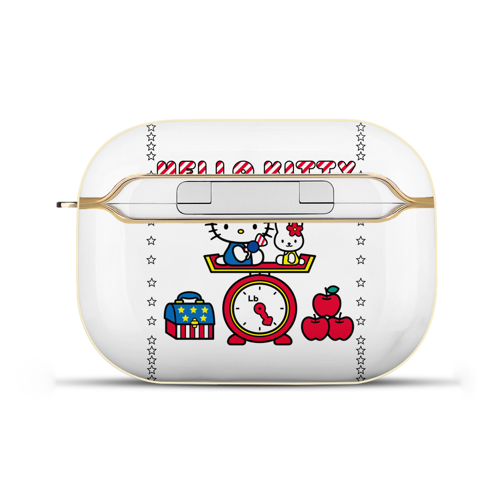 （画像用） Hello Kitty ハローキティ 【AirPods Pro用】ハードシェル保護ケース｜耐衝撃・防指紋・カラビナ付き商品仕様