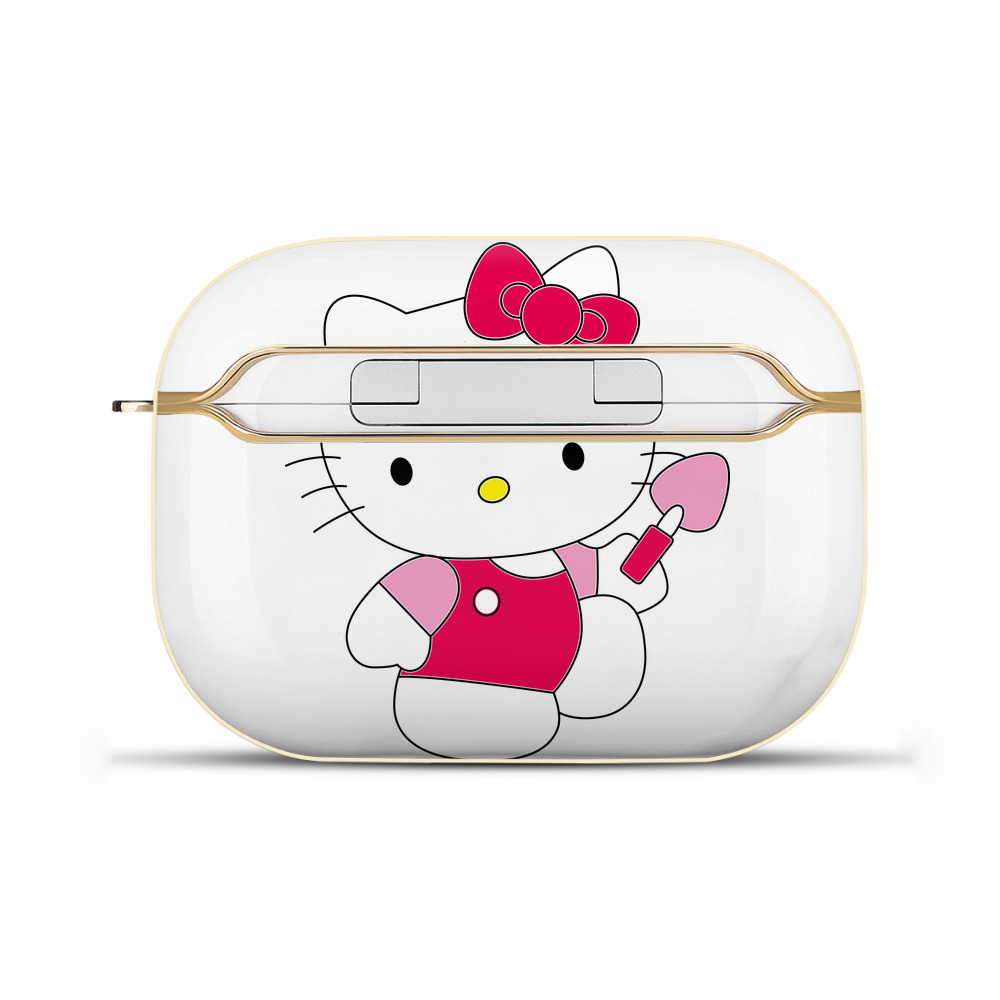 （画像用） Hello Kitty ハローキティ 【AirPods Pro用】ハードシェル保護ケース｜耐衝撃・防指紋・カラビナ付き商品仕様