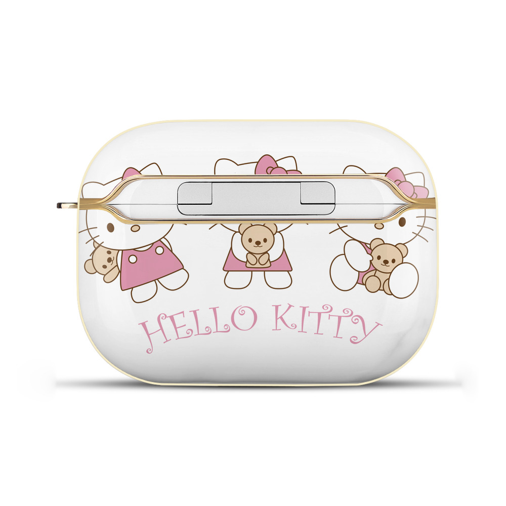 （画像用） Hello Kitty ハローキティ 【AirPods Pro用】ハードシェル保護ケース｜耐衝撃・防指紋・カラビナ付き商品仕様