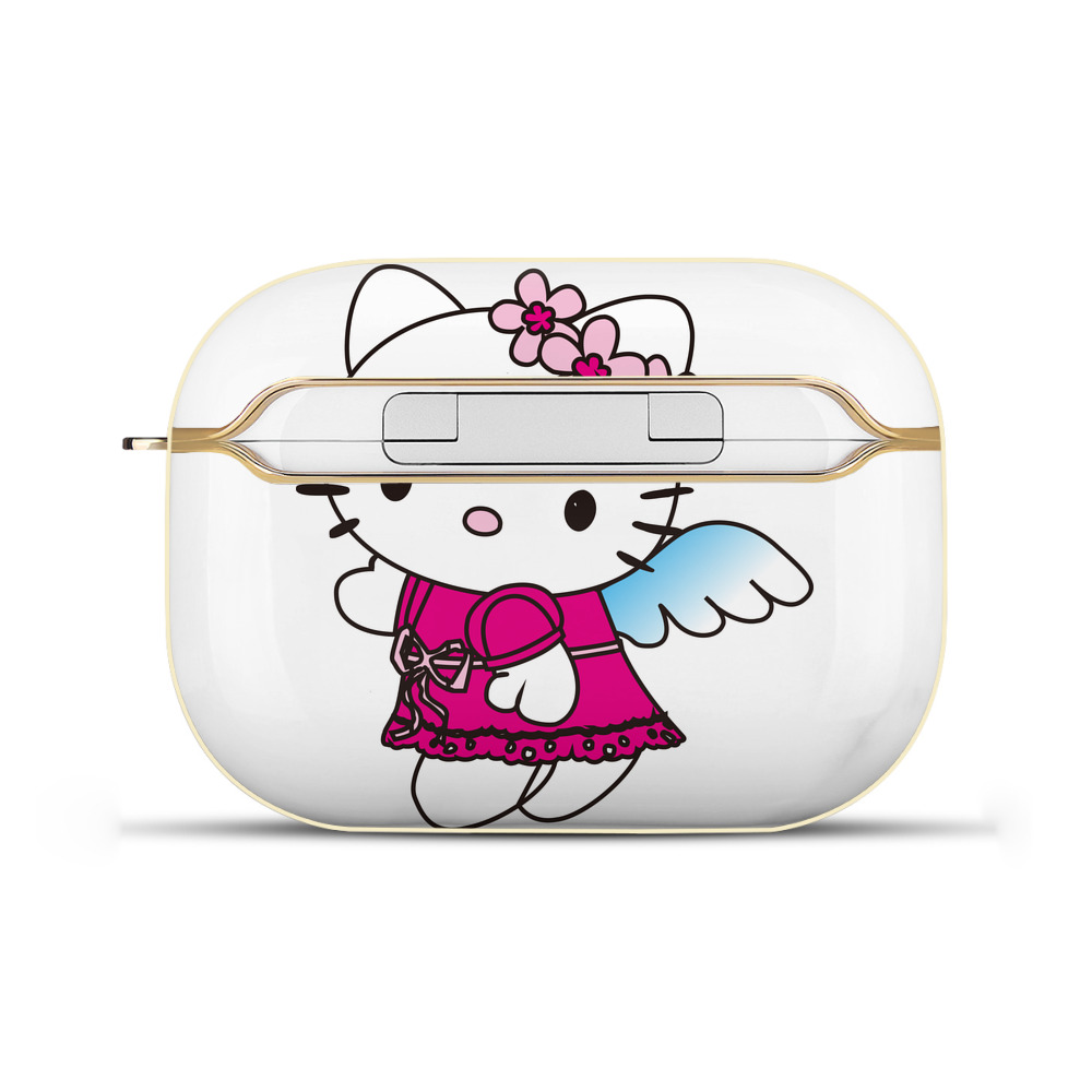 （画像用） Hello Kitty ハローキティ 【AirPods Pro用】ハードシェル保護ケース｜耐衝撃・防指紋・カラビナ付き商品仕様