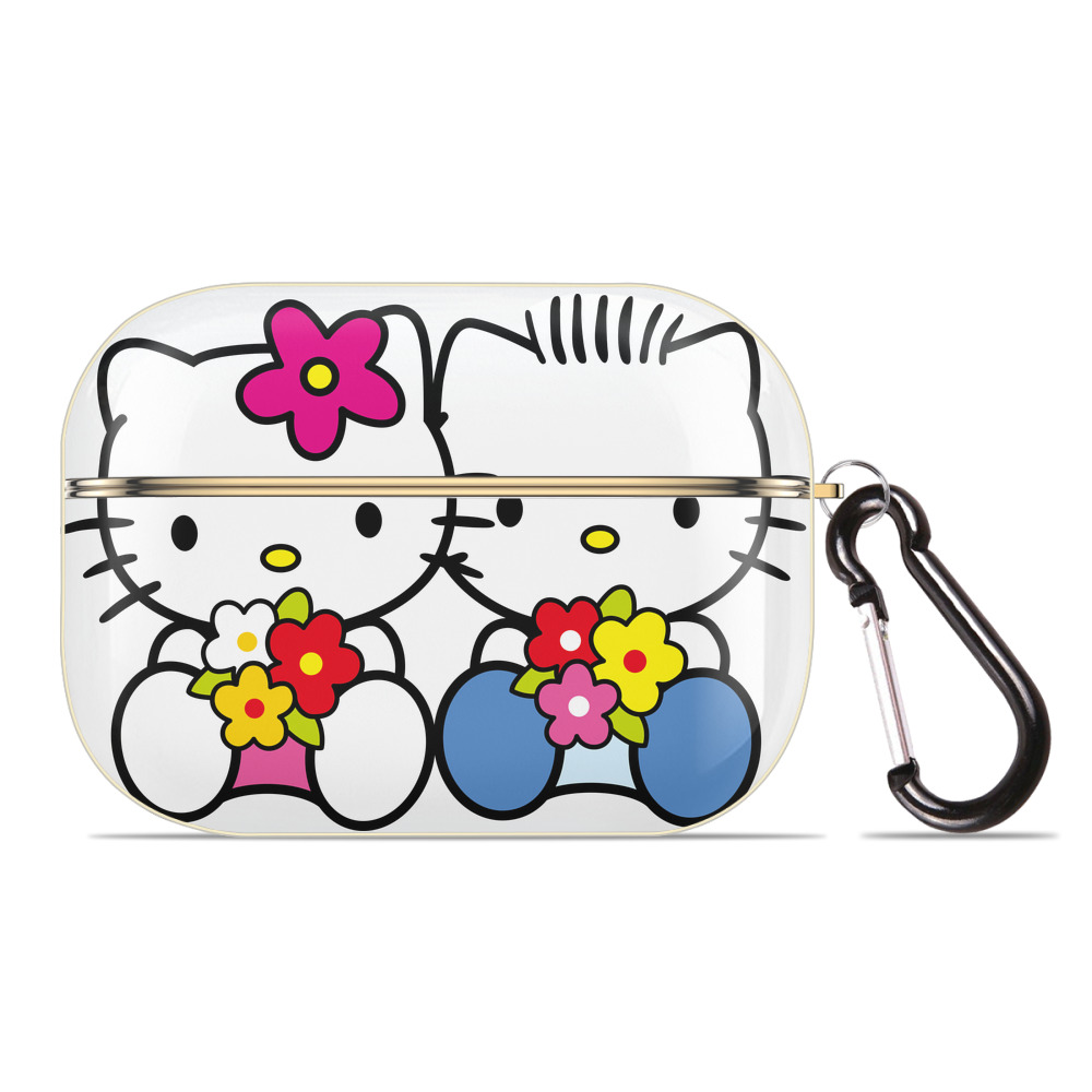 （画像用） Hello Kitty ハローキティ 【AirPods Pro用】ハードシェル保護ケース｜耐衝撃・防指紋・カラビナ付き商品仕様