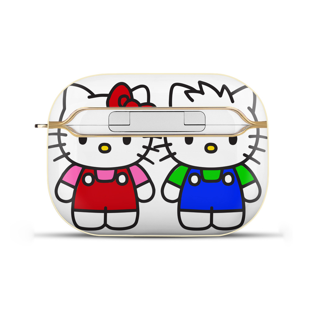 （画像用） Hello Kitty ハローキティ 【AirPods Pro用】ハードシェル保護ケース｜耐衝撃・防指紋・カラビナ付き商品仕様