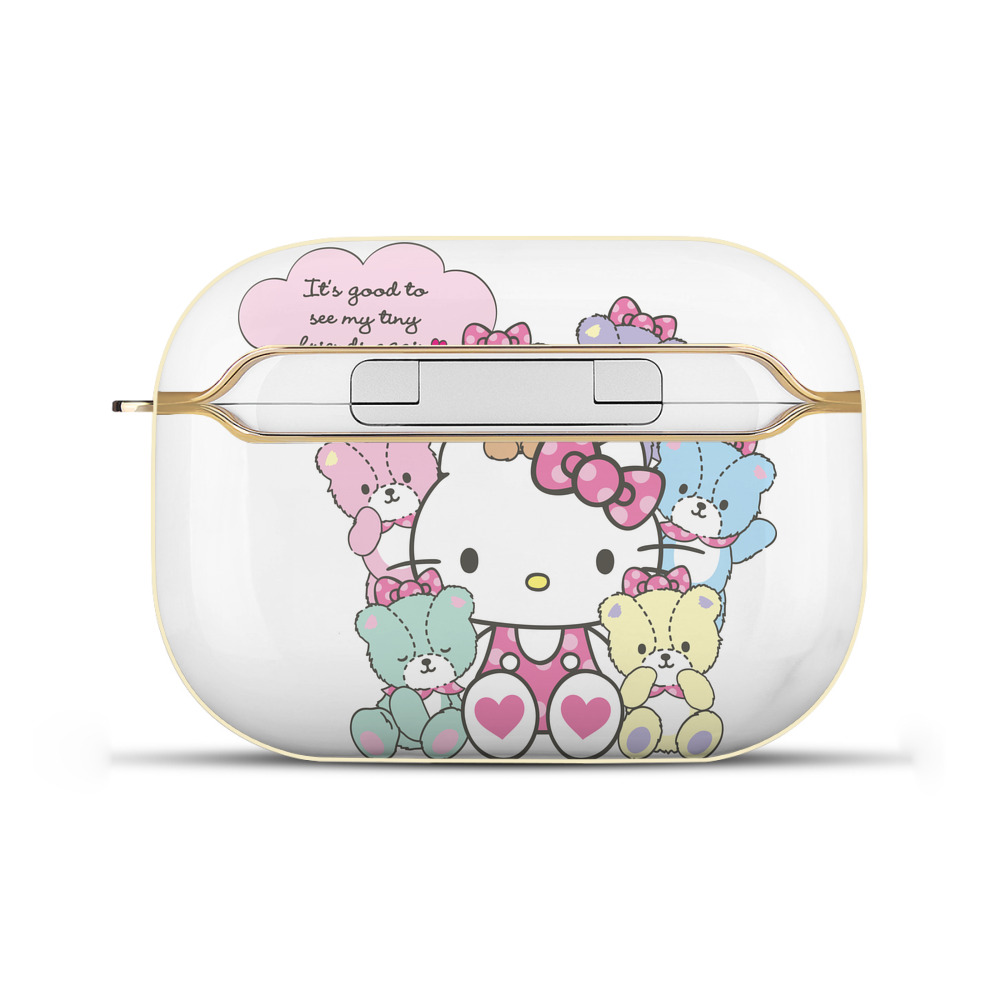（画像用） Hello Kitty ハローキティ 【AirPods Pro用】ハードシェル保護ケース｜耐衝撃・防指紋・カラビナ付き商品仕様