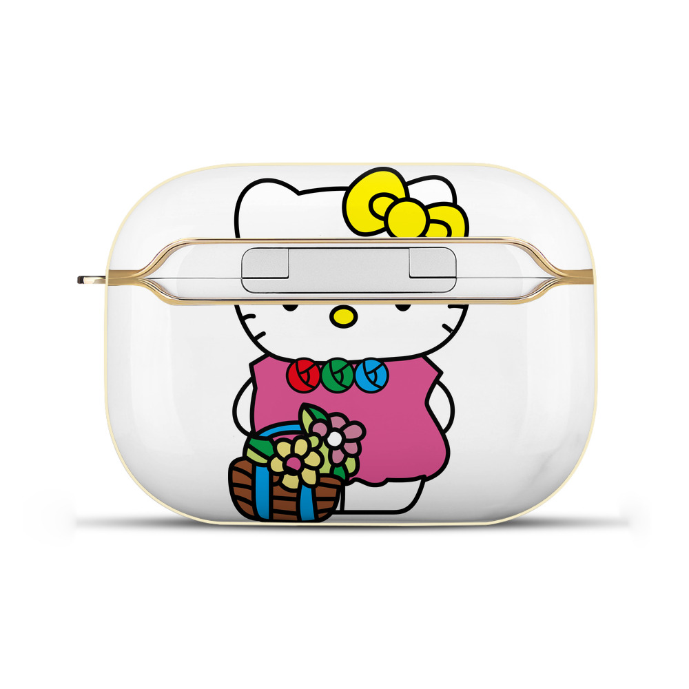 （画像用） Hello Kitty ハローキティ 【AirPods Pro用】ハードシェル保護ケース｜耐衝撃・防指紋・カラビナ付き商品仕様