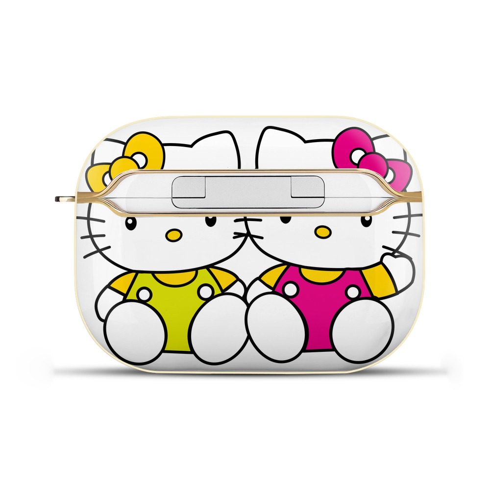 （画像用） Hello Kitty ハローキティ 【AirPods Pro用】ハードシェル保護ケース｜耐衝撃・防指紋・カラビナ付き商品仕様