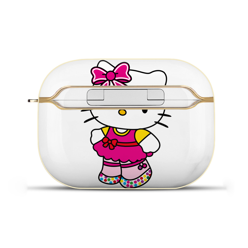 （画像用） Hello Kitty ハローキティ 【AirPods Pro用】ハードシェル保護ケース｜耐衝撃・防指紋・カラビナ付き商品仕様