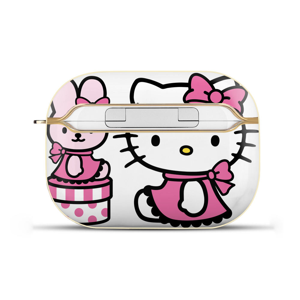 （画像用） Hello Kitty ハローキティ 【AirPods Pro用】ハードシェル保護ケース｜耐衝撃・防指紋・カラビナ付き商品仕様