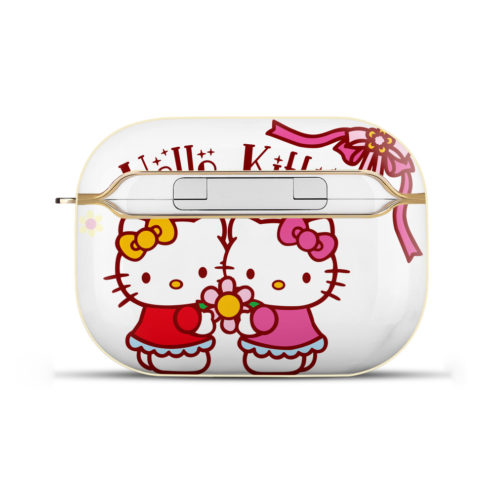 （画像用） Hello Kitty ハローキティ 【AirPods Pro用】ハードシェル保護ケース｜耐衝撃・防指紋・カラビナ付き商品仕様