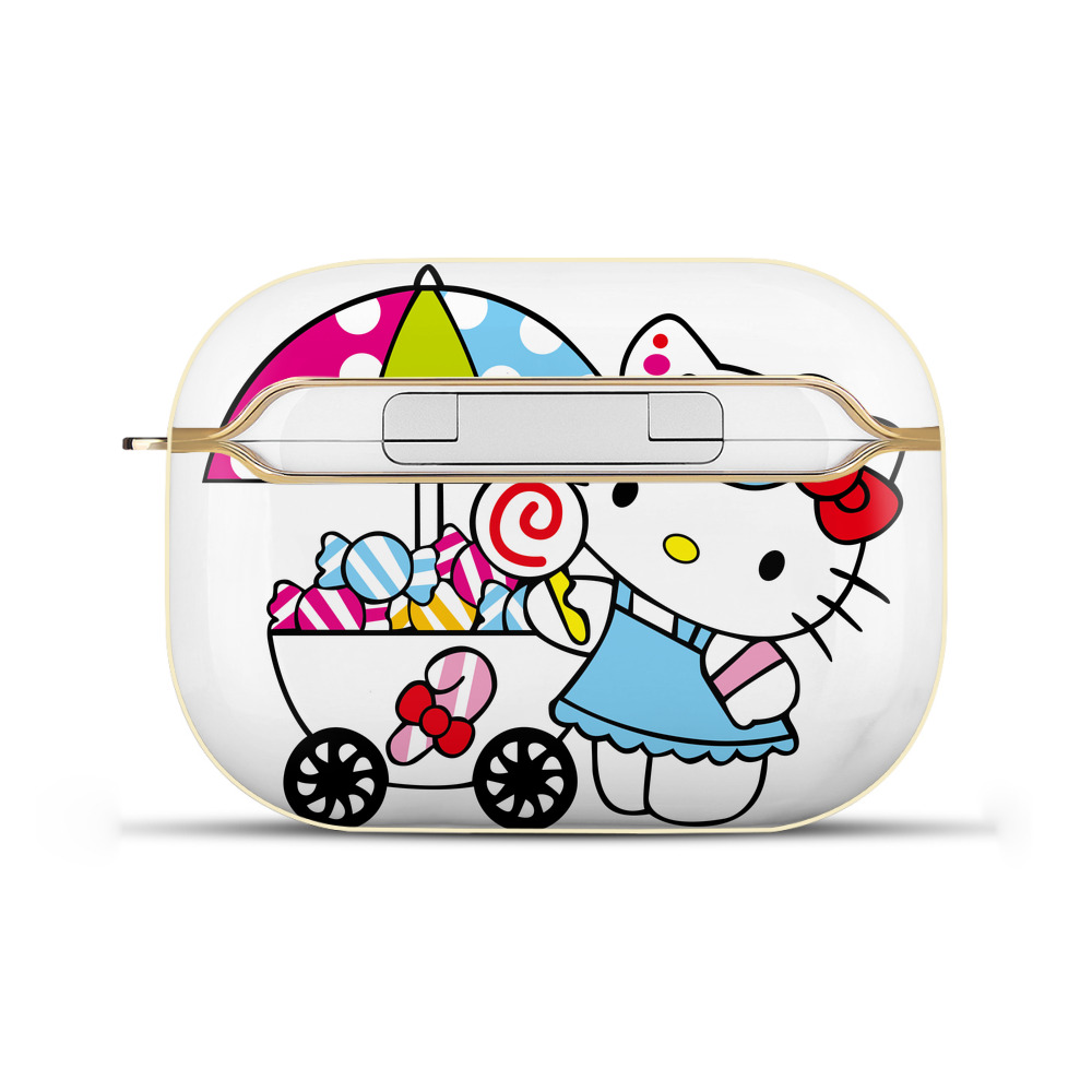 （画像用） Hello Kitty ハローキティ 【AirPods Pro用】ハードシェル保護ケース｜耐衝撃・防指紋・カラビナ付き商品仕様