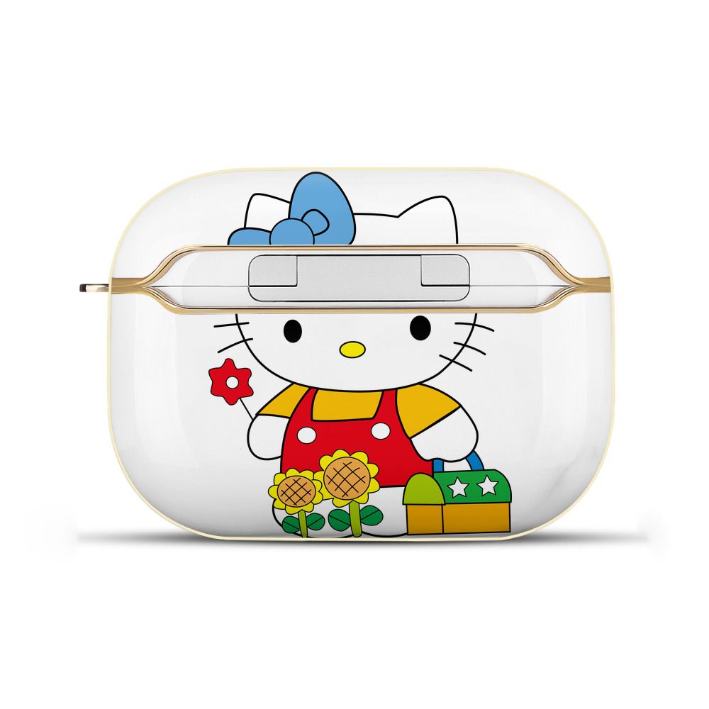 （画像用） Hello Kitty ハローキティ 【AirPods Pro用】ハードシェル保護ケース｜耐衝撃・防指紋・カラビナ付き商品仕様