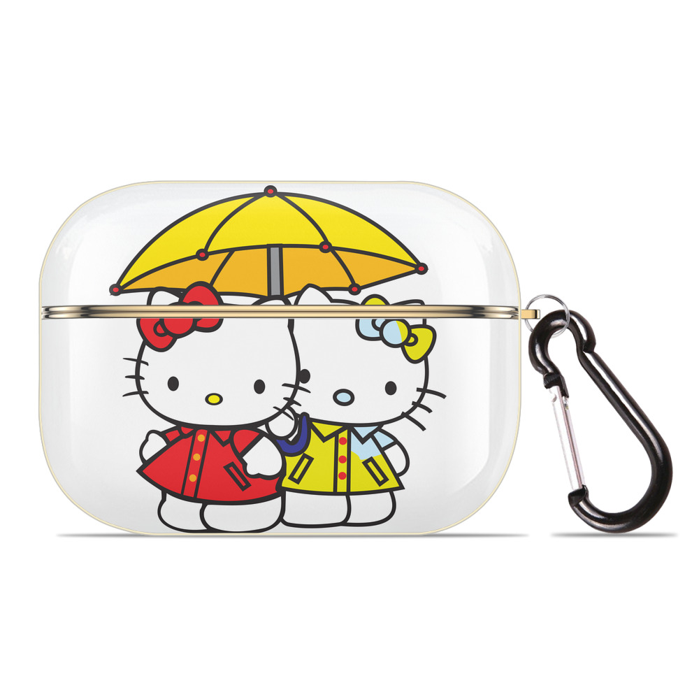（画像用） Hello Kitty ハローキティ 【AirPods Pro用】ハードシェル保護ケース｜耐衝撃・防指紋・カラビナ付き商品仕様