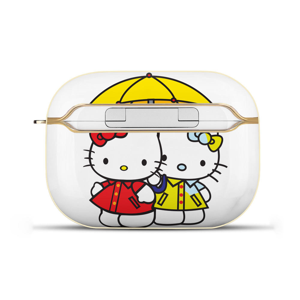 （画像用） Hello Kitty ハローキティ 【AirPods Pro用】ハードシェル保護ケース｜耐衝撃・防指紋・カラビナ付き商品仕様