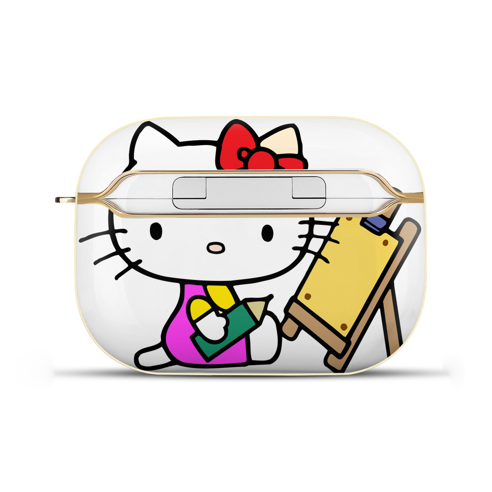 （画像用） Hello Kitty ハローキティ 【AirPods Pro用】ハードシェル保護ケース｜耐衝撃・防指紋・カラビナ付き商品仕様
