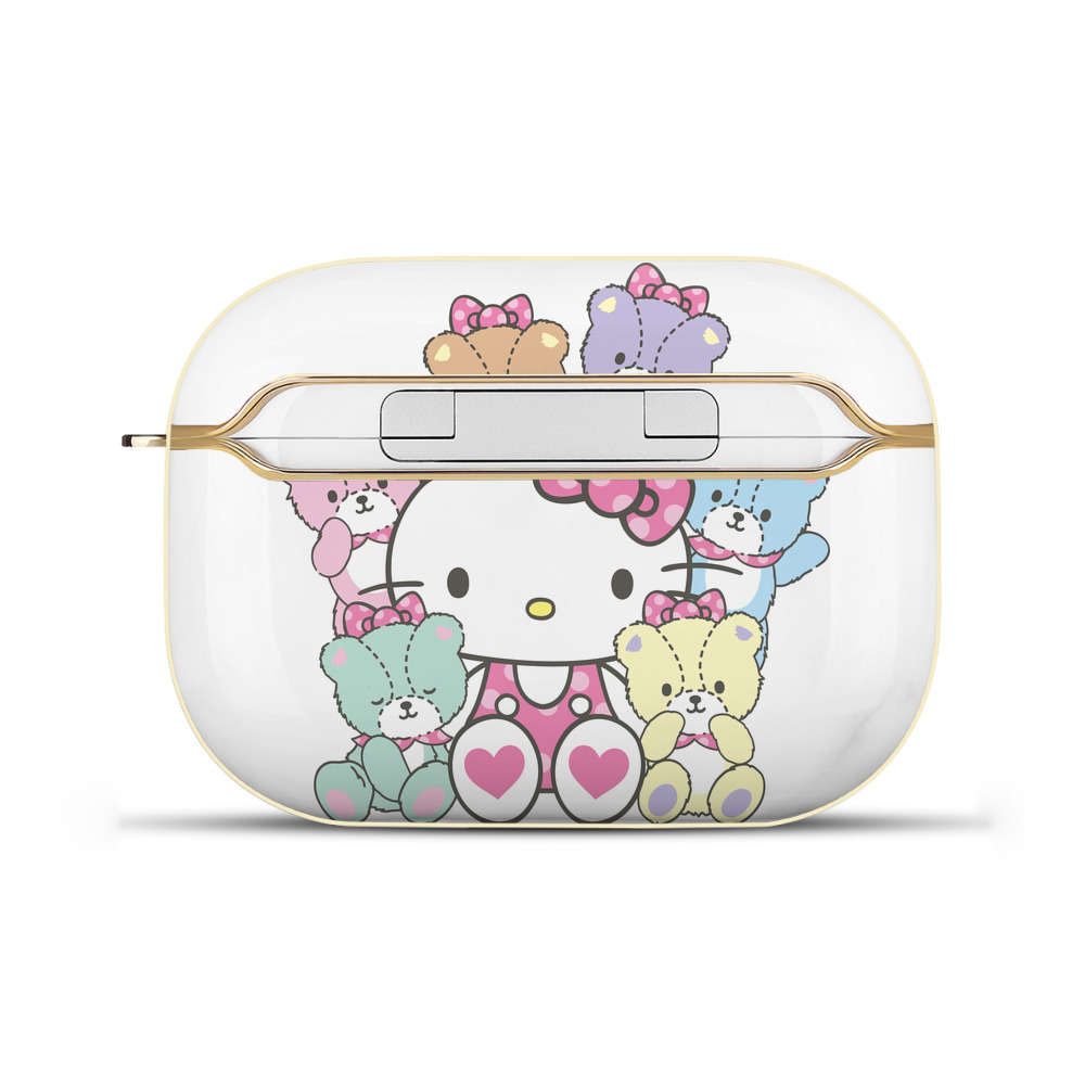 （画像用） Hello Kitty ハローキティ 【AirPods Pro用】ハードシェル保護ケース｜耐衝撃・防指紋・カラビナ付き商品仕様