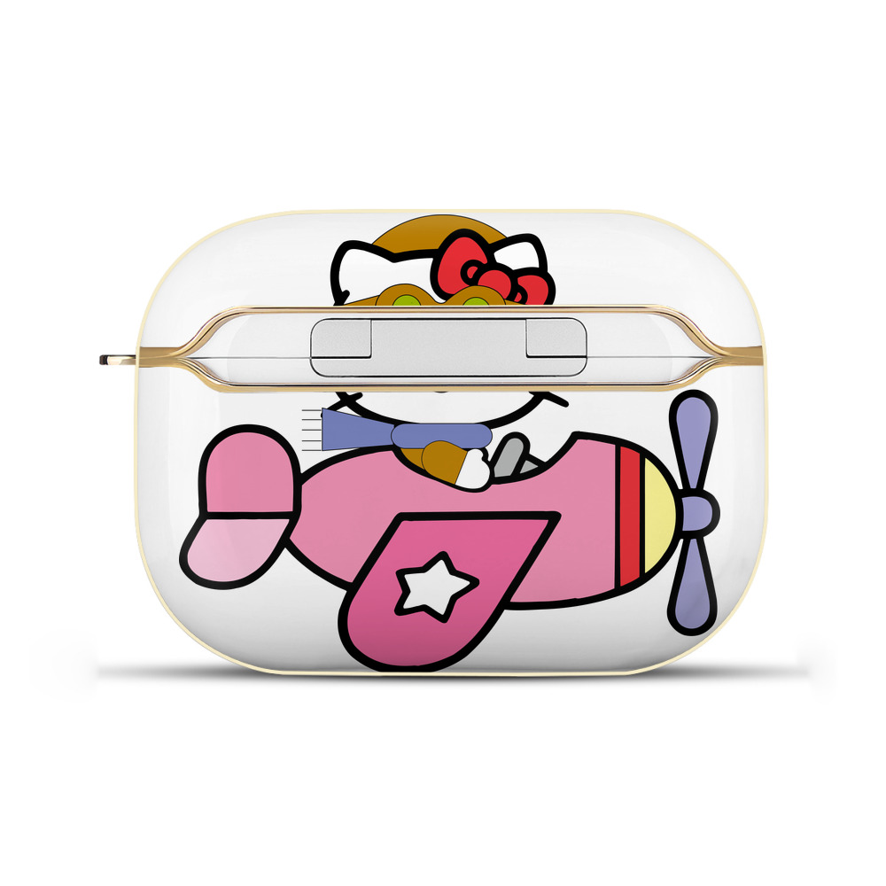 （画像用） Hello Kitty ハローキティ 【AirPods Pro用】ハードシェル保護ケース｜耐衝撃・防指紋・カラビナ付き商品仕様