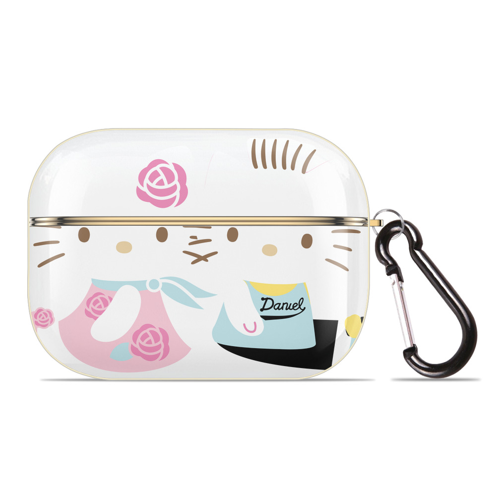 （画像用） Hello Kitty ハローキティ 【AirPods Pro用】ハードシェル保護ケース｜耐衝撃・防指紋・カラビナ付き商品仕様