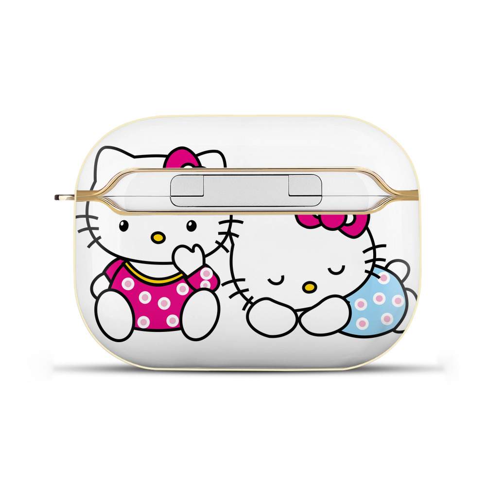 （画像用） Hello Kitty ハローキティ 【AirPods Pro用】ハードシェル保護ケース｜耐衝撃・防指紋・カラビナ付き商品仕様
