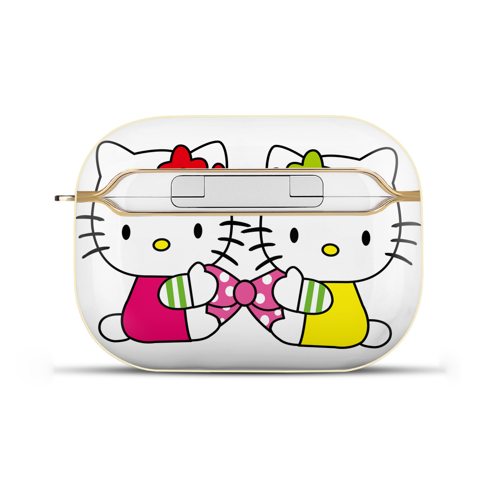 （画像用） Hello Kitty ハローキティ 【AirPods Pro用】ハードシェル保護ケース｜耐衝撃・防指紋・カラビナ付き商品仕様