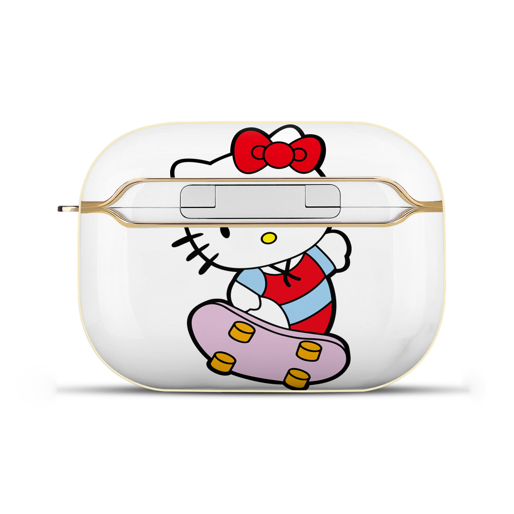 （画像用） Hello Kitty ハローキティ 【AirPods Pro用】ハードシェル保護ケース｜耐衝撃・防指紋・カラビナ付き商品仕様