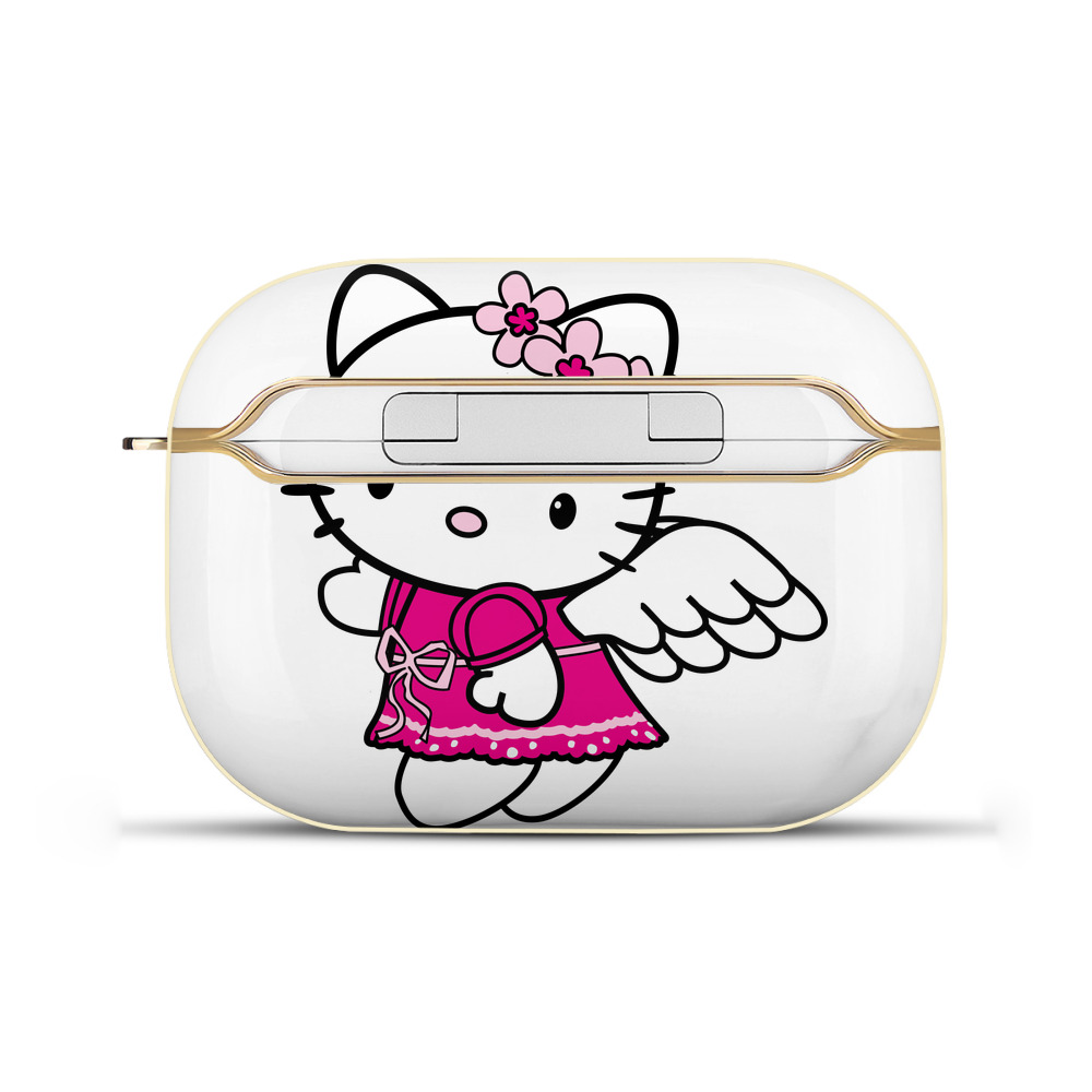 （画像用） Hello Kitty ハローキティ 【AirPods Pro用】ハードシェル保護ケース｜耐衝撃・防指紋・カラビナ付き商品仕様