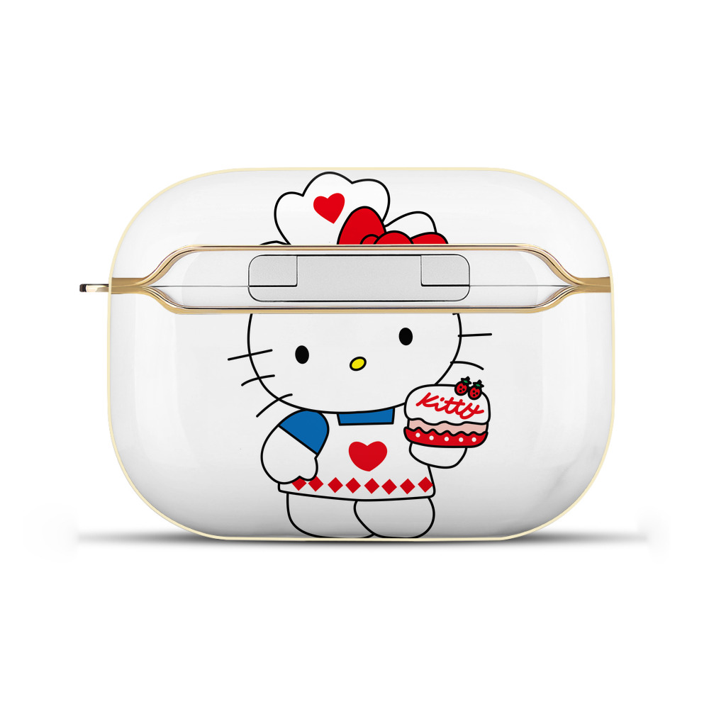 （画像用） Hello Kitty ハローキティ 【AirPods Pro用】ハードシェル保護ケース｜耐衝撃・防指紋・カラビナ付き商品仕様