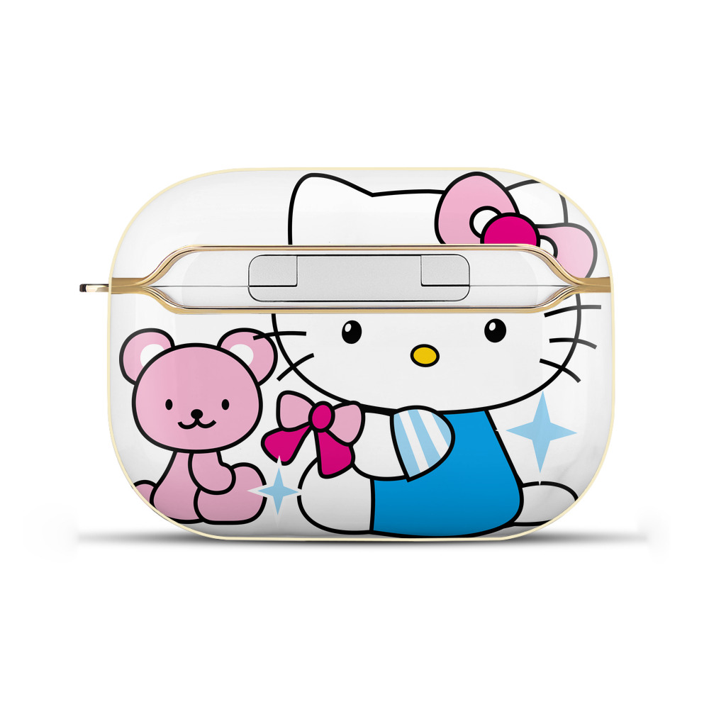 （画像用） Hello Kitty ハローキティ 【AirPods Pro用】ハードシェル保護ケース｜耐衝撃・防指紋・カラビナ付き商品仕様