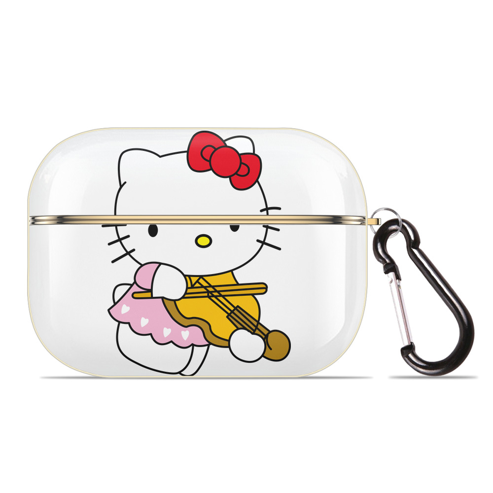 （画像用） Hello Kitty ハローキティ 【AirPods Pro用】ハードシェル保護ケース｜耐衝撃・防指紋・カラビナ付き商品仕様