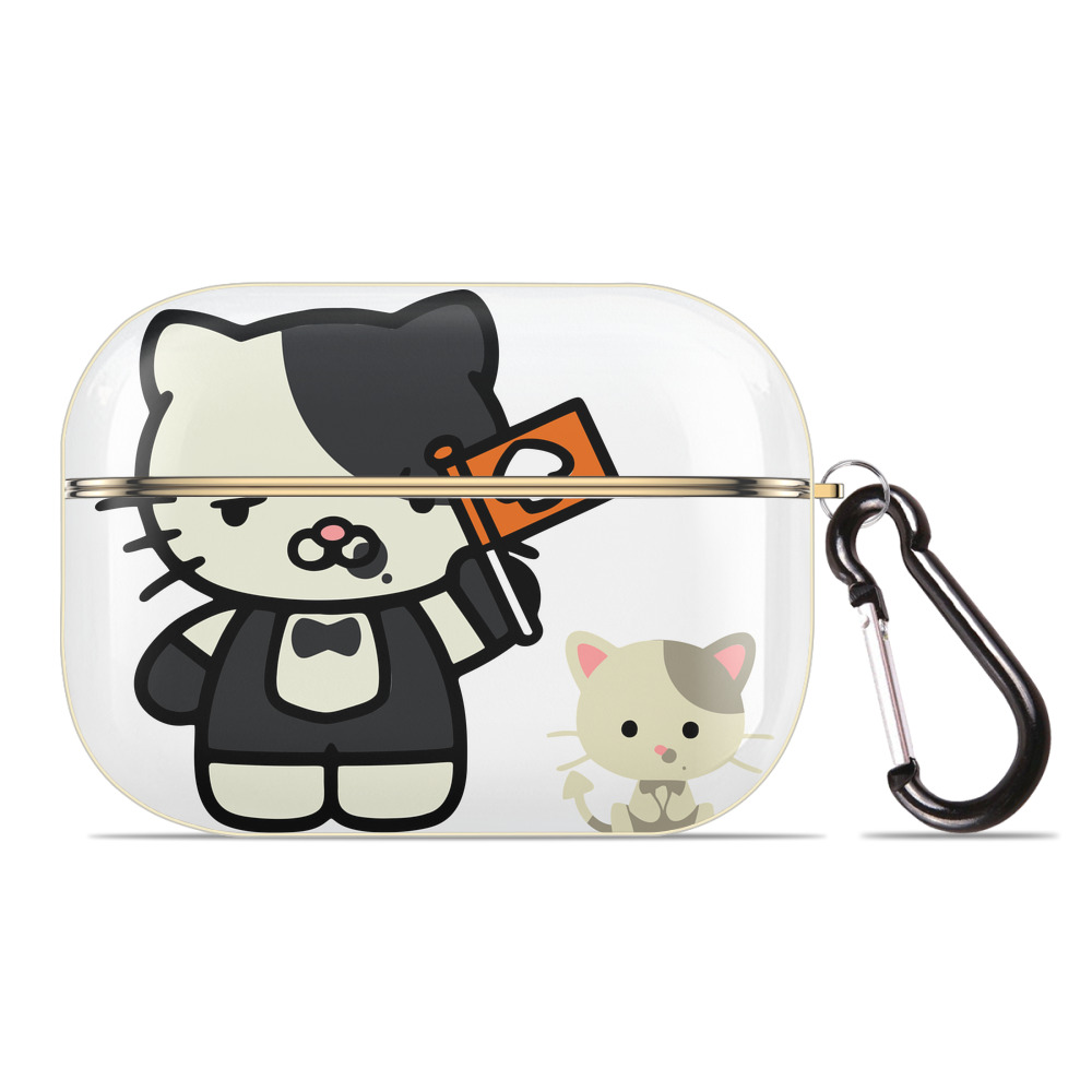 （画像用） Hello Kitty ハローキティ 【AirPods Pro用】ハードシェル保護ケース｜耐衝撃・防指紋・カラビナ付き商品仕様