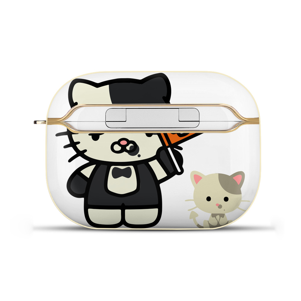 （画像用） Hello Kitty ハローキティ 【AirPods Pro用】ハードシェル保護ケース｜耐衝撃・防指紋・カラビナ付き商品仕様
