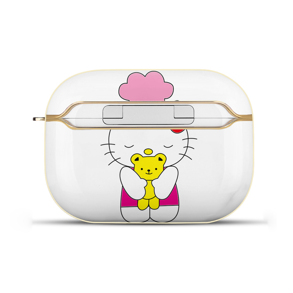 （画像用） Hello Kitty ハローキティ 【AirPods Pro用】ハードシェル保護ケース｜耐衝撃・防指紋・カラビナ付き商品仕様