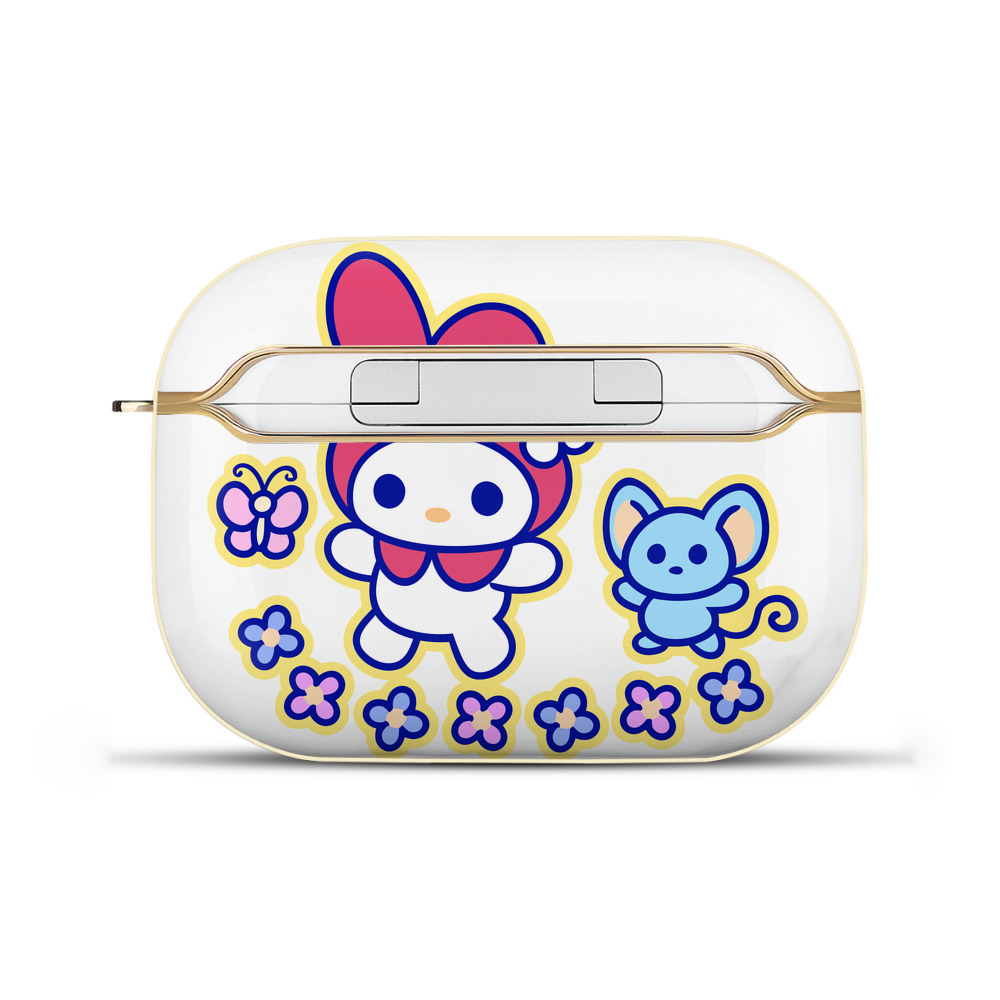 （画像用） Hello Kitty ハローキティ 【AirPods Pro用】ハードシェル保護ケース｜耐衝撃・防指紋・カラビナ付き商品仕様