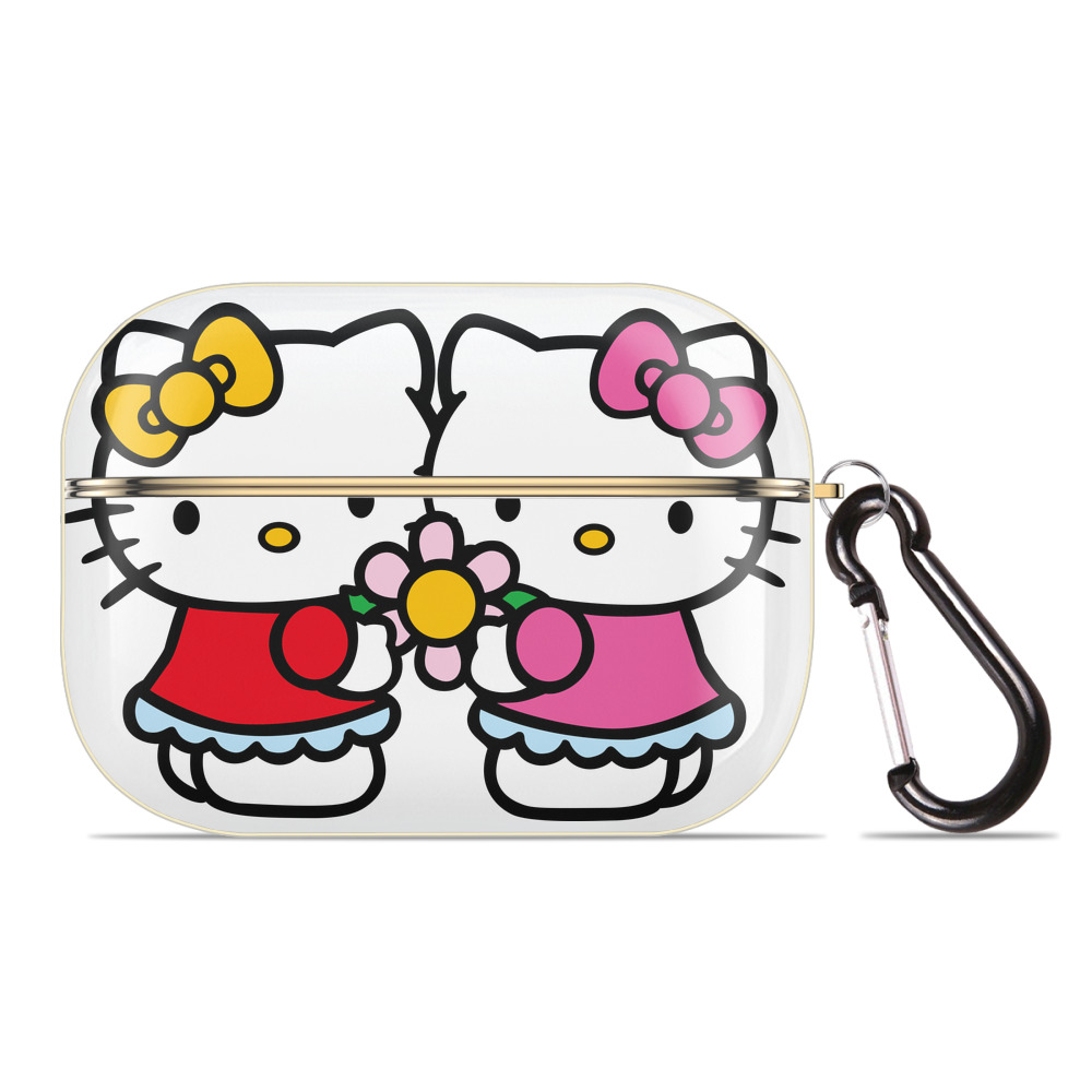 （画像用） Hello Kitty ハローキティ 【AirPods Pro用】ハードシェル保護ケース｜耐衝撃・防指紋・カラビナ付き商品仕様