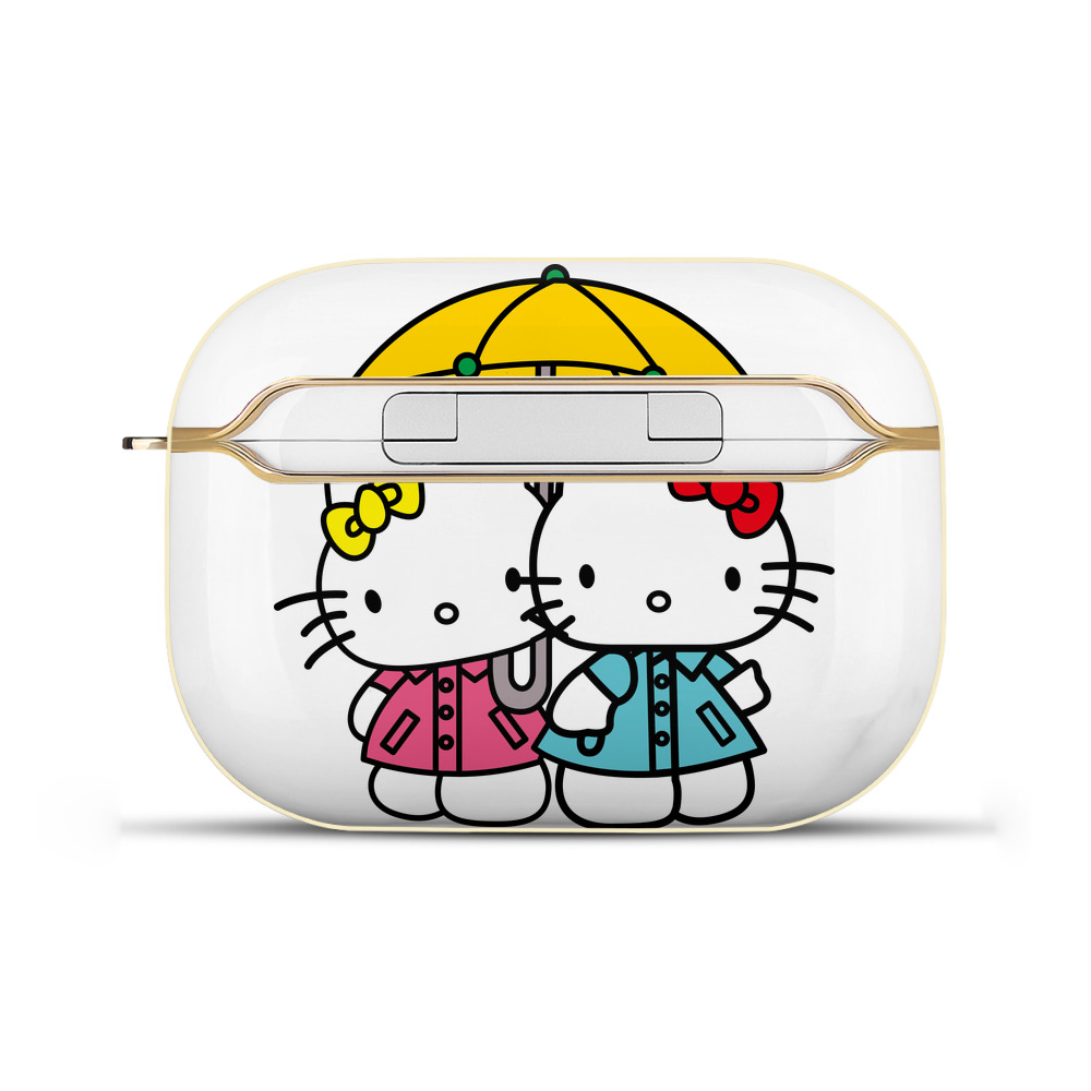 （画像用） Hello Kitty ハローキティ 【AirPods Pro用】ハードシェル保護ケース｜耐衝撃・防指紋・カラビナ付き商品仕様
