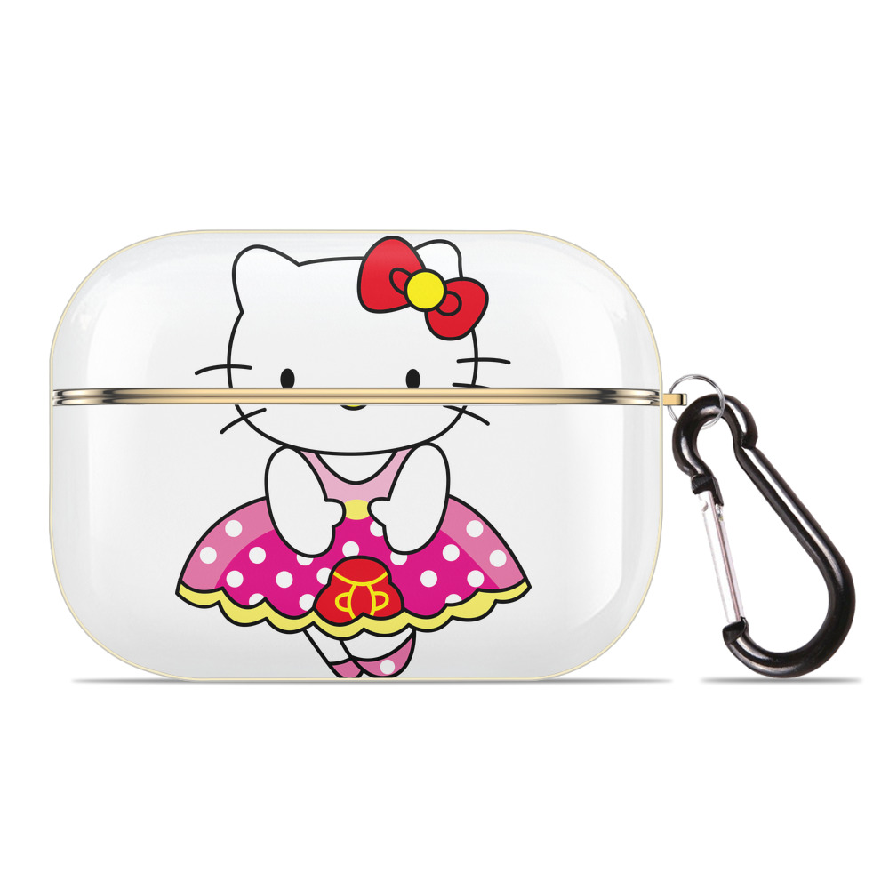 （画像用） Hello Kitty ハローキティ 【AirPods Pro用】ハードシェル保護ケース｜耐衝撃・防指紋・カラビナ付き商品仕様