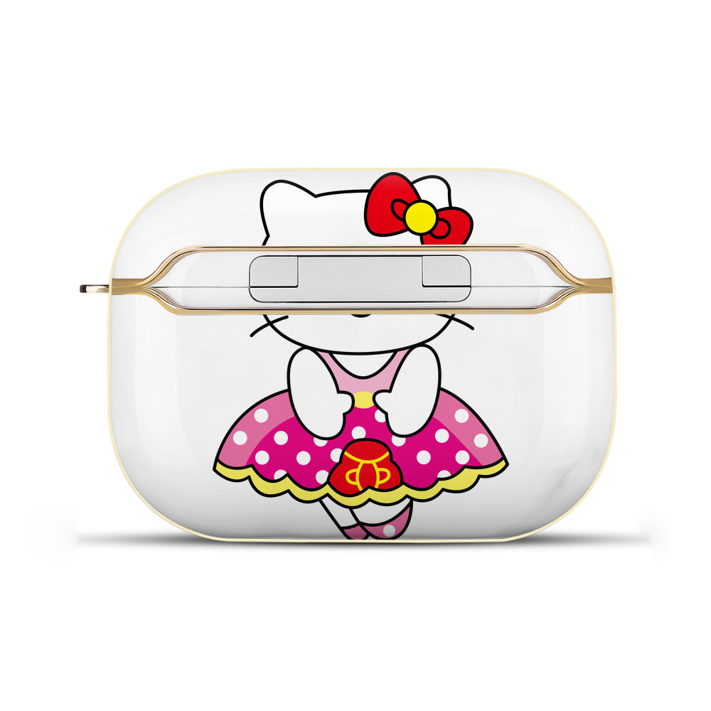 （画像用） Hello Kitty ハローキティ 【AirPods Pro用】ハードシェル保護ケース｜耐衝撃・防指紋・カラビナ付き商品仕様