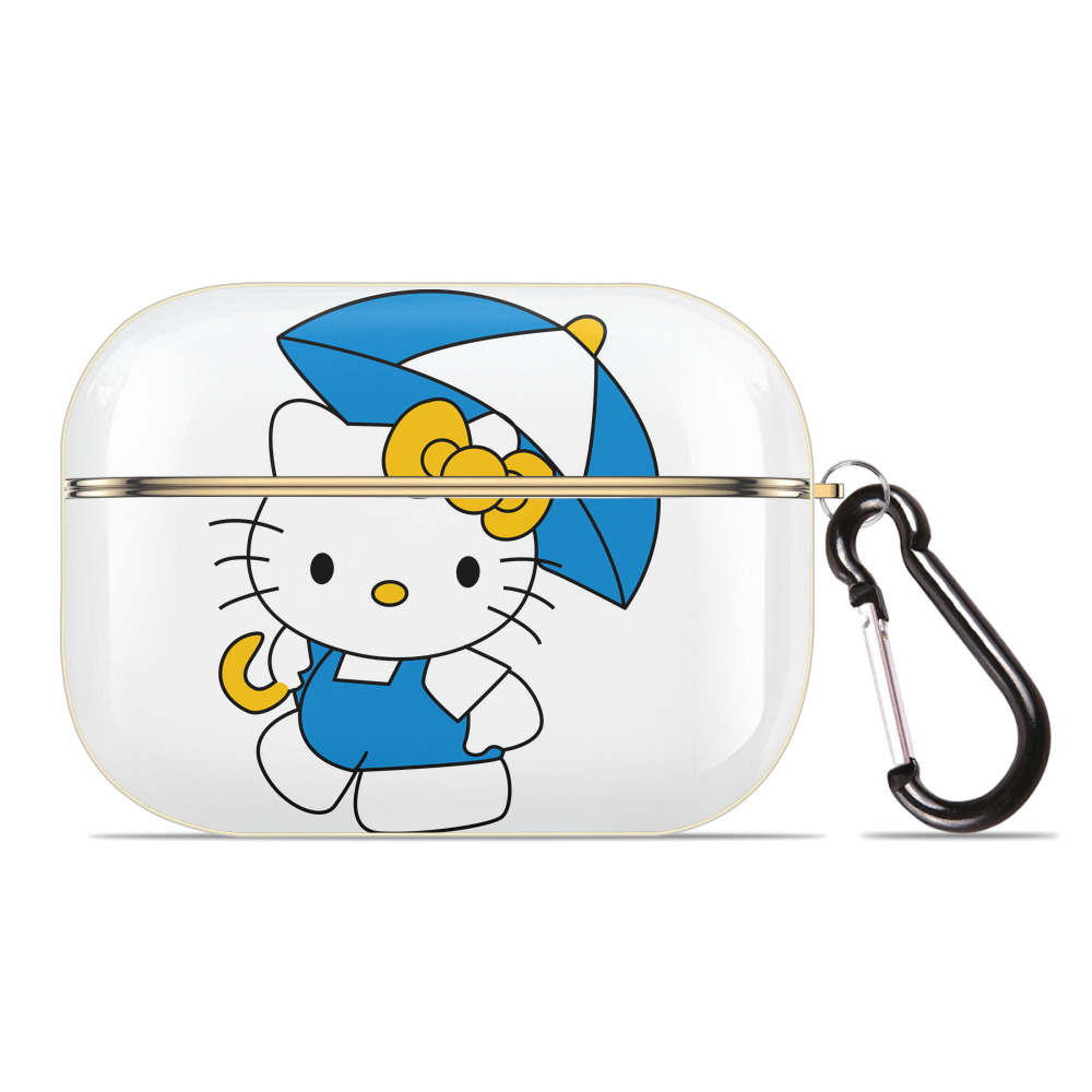 （画像用） Hello Kitty ハローキティ 【AirPods Pro用】ハードシェル保護ケース｜耐衝撃・防指紋・カラビナ付き商品仕様