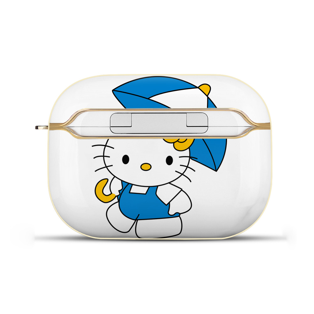 （画像用） Hello Kitty ハローキティ 【AirPods Pro用】ハードシェル保護ケース｜耐衝撃・防指紋・カラビナ付き商品仕様