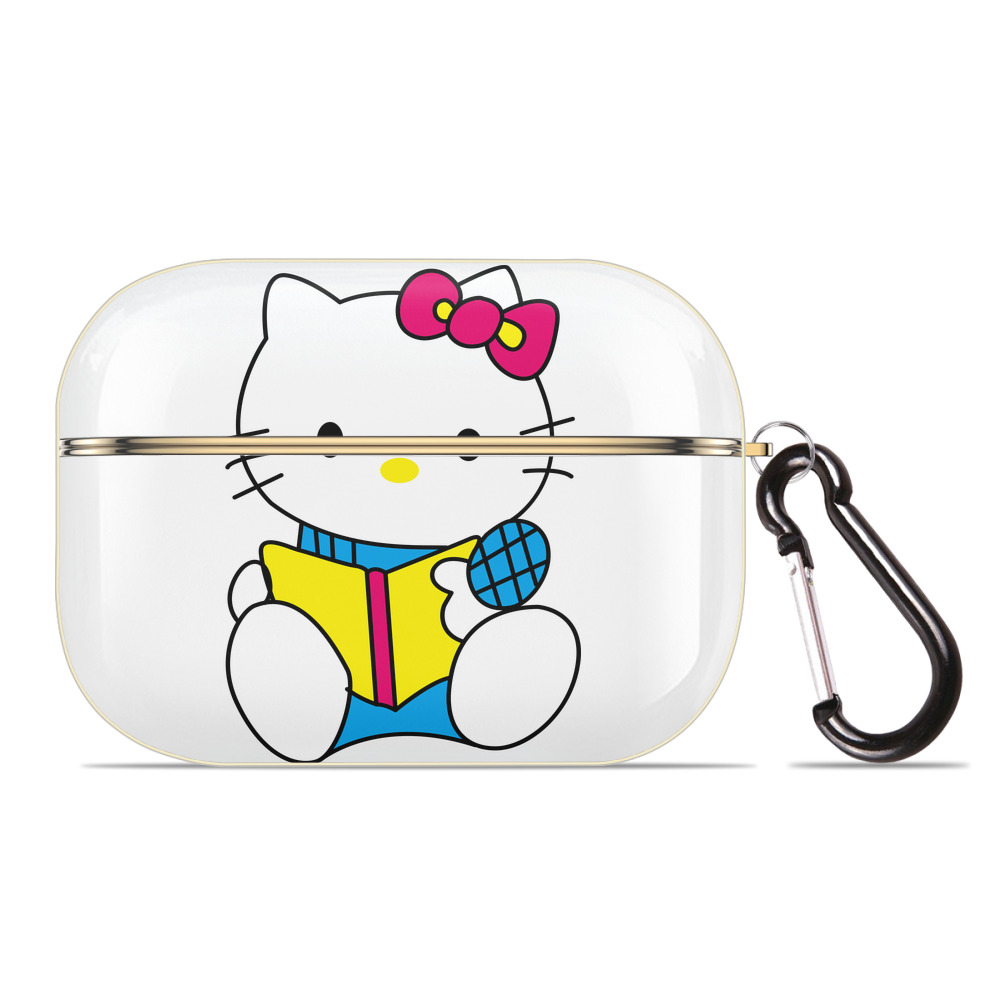 （画像用） Hello Kitty ハローキティ 【AirPods Pro用】ハードシェル保護ケース｜耐衝撃・防指紋・カラビナ付き商品仕様