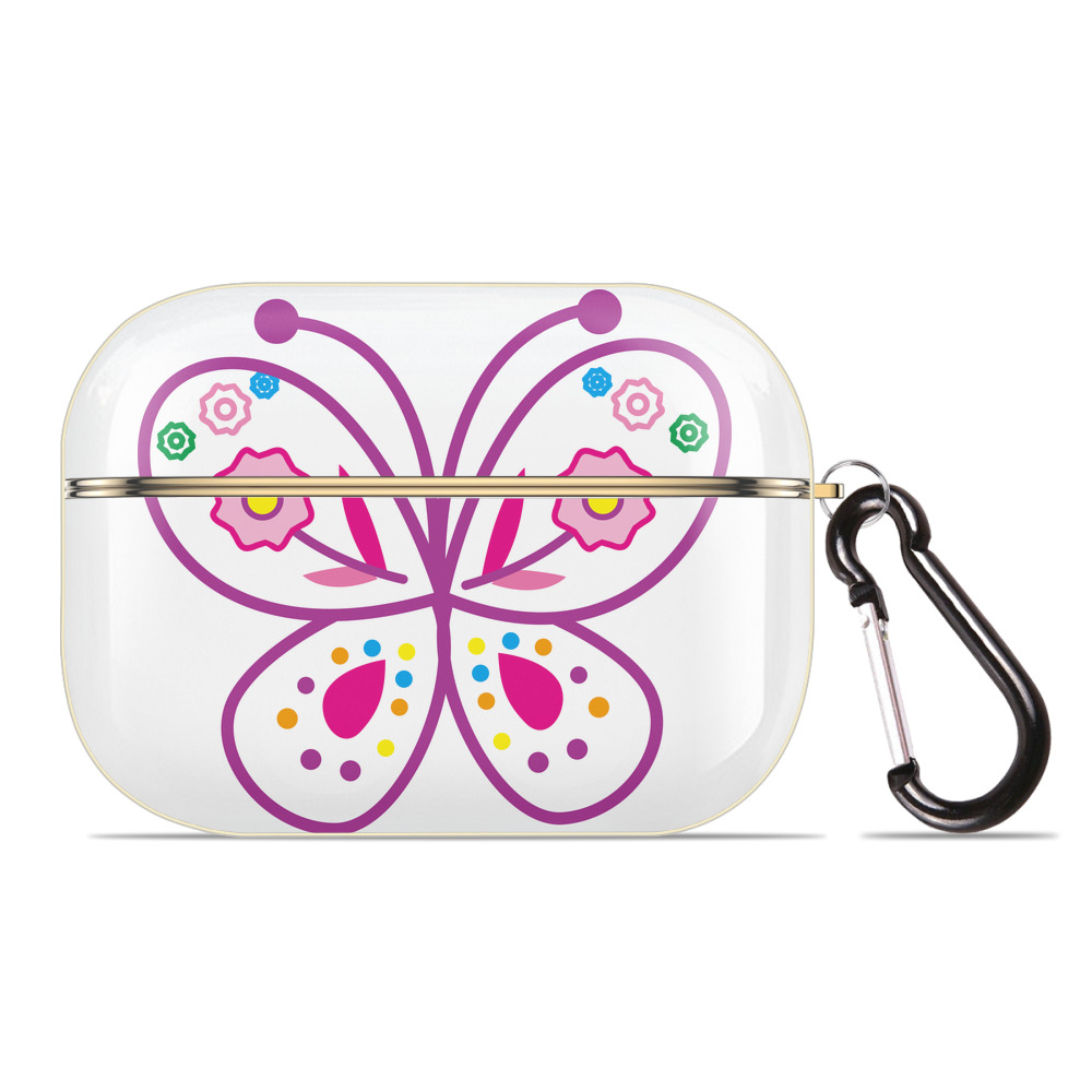 （画像用） Hello Kitty ハローキティ 【AirPods Pro用】ハードシェル保護ケース｜耐衝撃・防指紋・カラビナ付き商品仕様