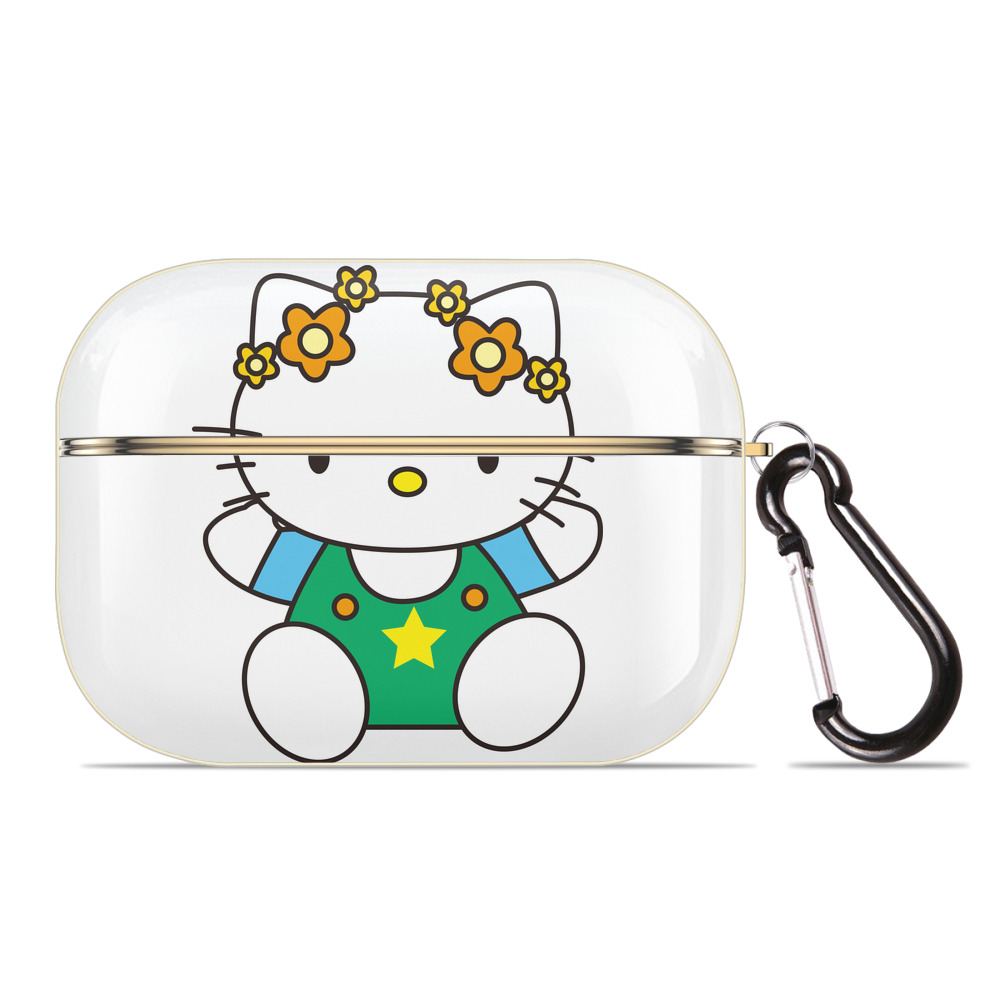 （画像用） Hello Kitty ハローキティ 【AirPods Pro用】ハードシェル保護ケース｜耐衝撃・防指紋・カラビナ付き商品仕様
