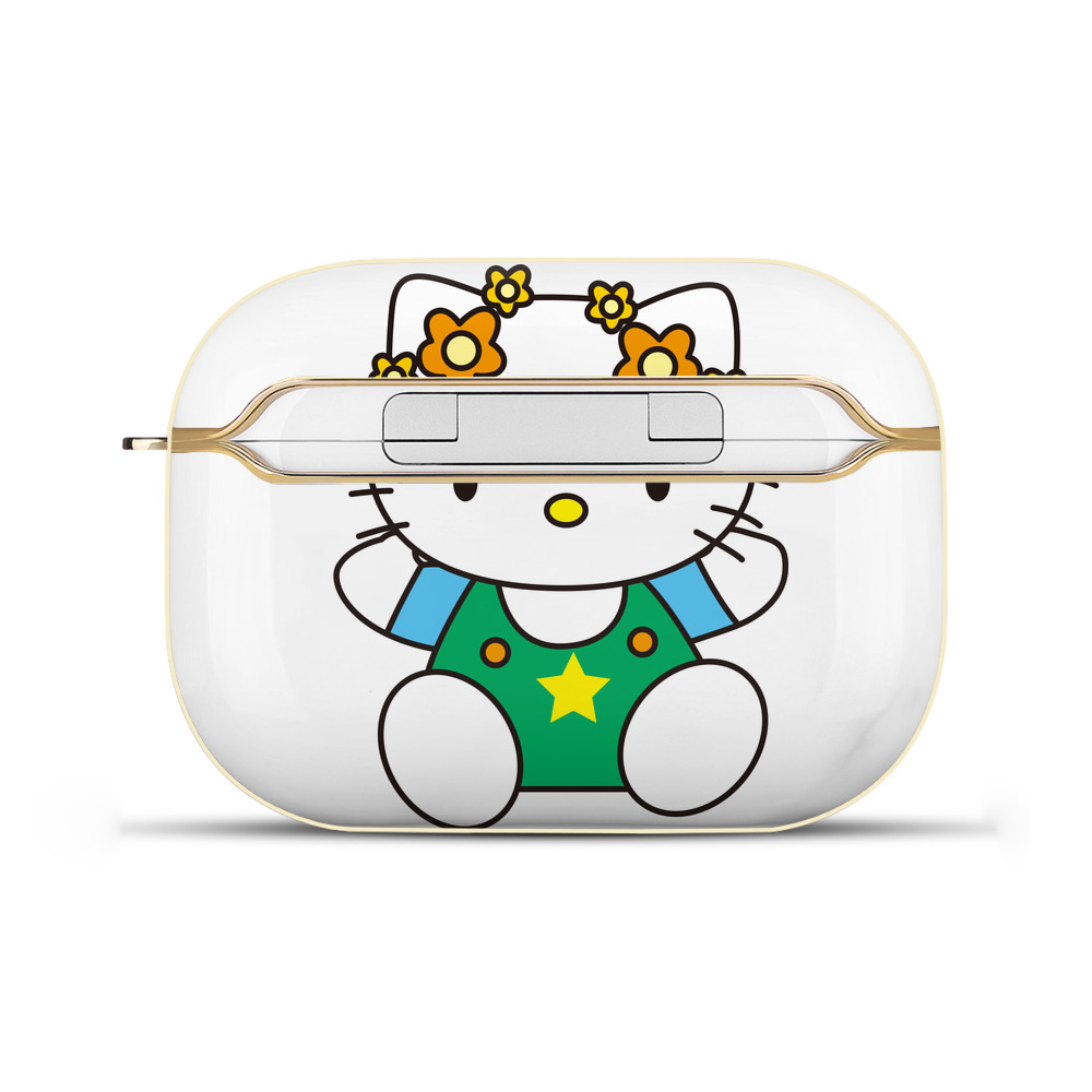 （画像用） Hello Kitty ハローキティ 【AirPods Pro用】ハードシェル保護ケース｜耐衝撃・防指紋・カラビナ付き商品仕様