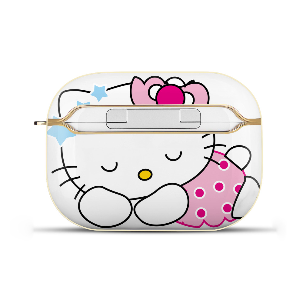 （画像用） Hello Kitty ハローキティ 【AirPods Pro用】ハードシェル保護ケース｜耐衝撃・防指紋・カラビナ付き商品仕様