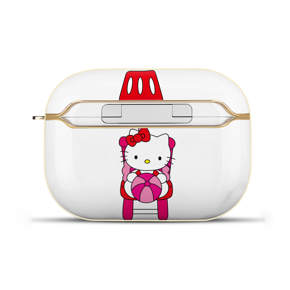 （画像用） Hello Kitty ハローキティ 【AirPods Pro用】ハードシェル保護ケース｜耐衝撃・防指紋・カラビナ付き商品仕様
