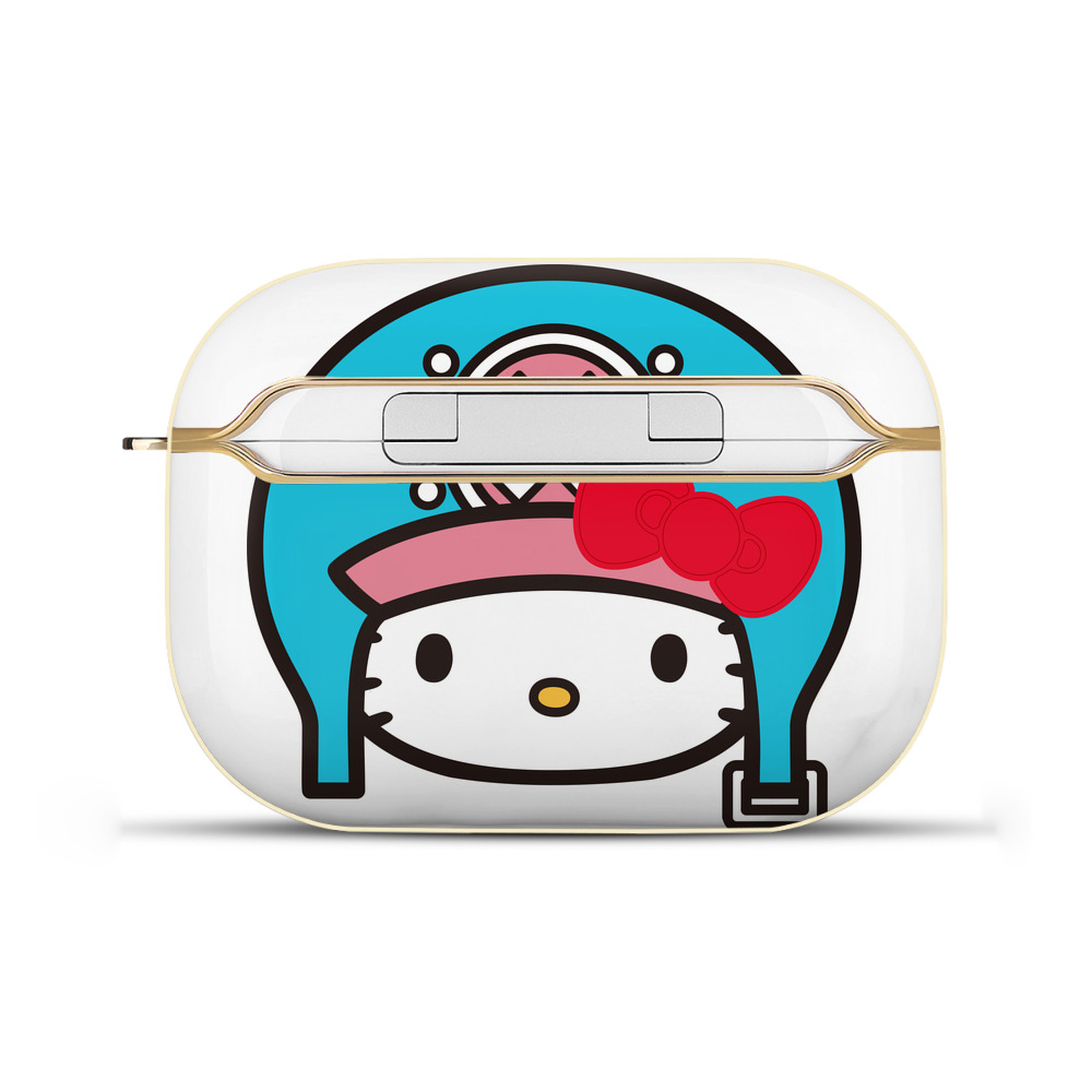 （画像用） Hello Kitty ハローキティ 【AirPods Pro用】ハードシェル保護ケース｜耐衝撃・防指紋・カラビナ付き商品仕様