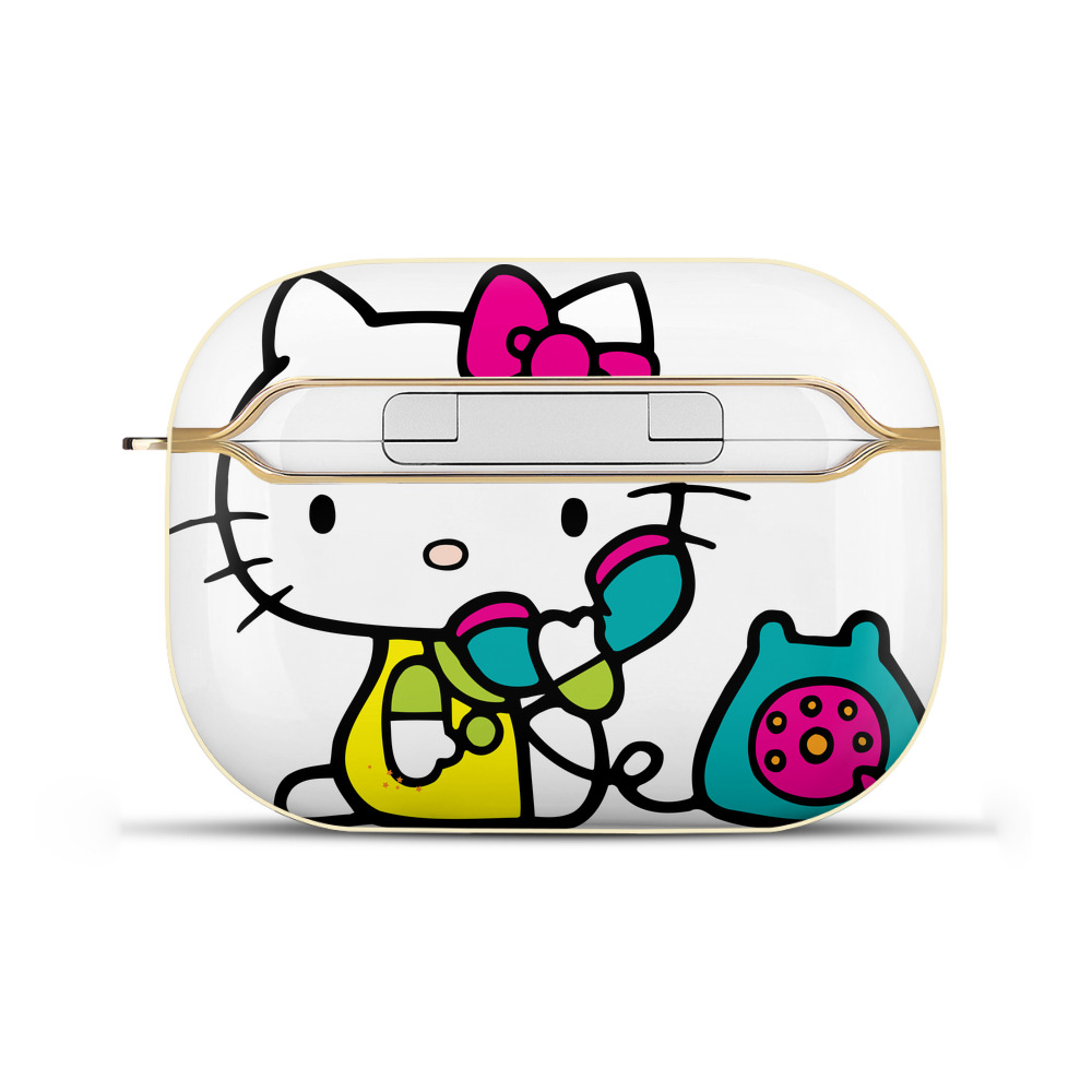 （画像用） Hello Kitty ハローキティ 【AirPods Pro用】ハードシェル保護ケース｜耐衝撃・防指紋・カラビナ付き商品仕様
