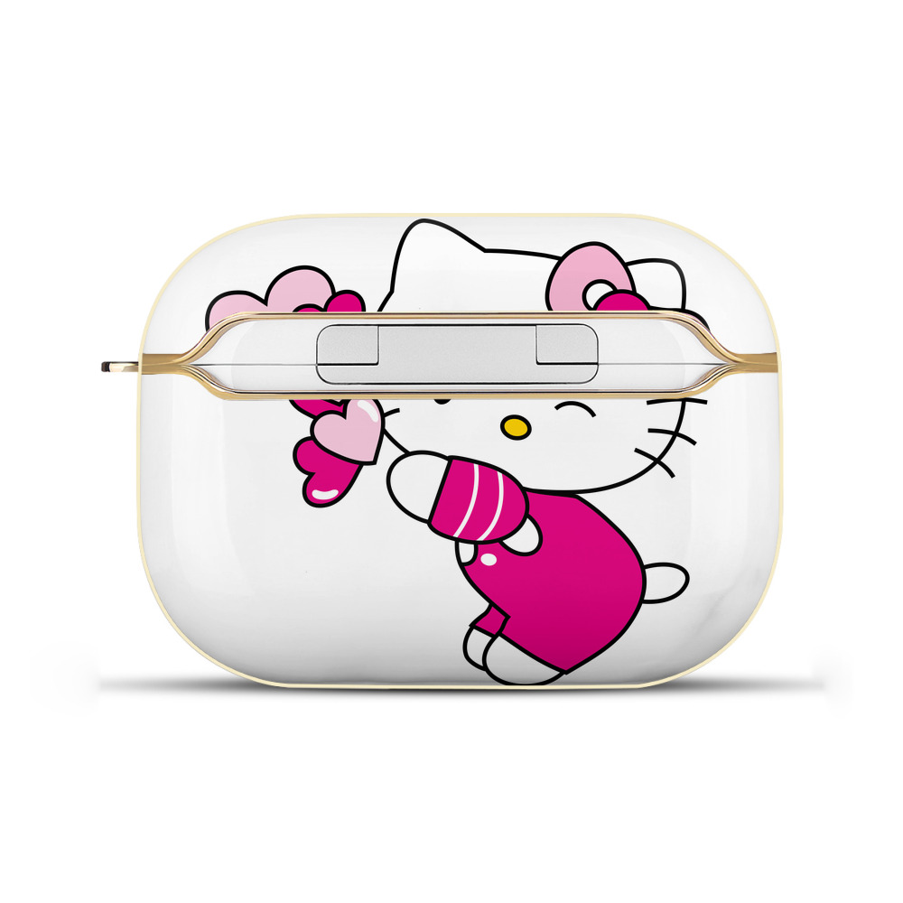 （画像用） Hello Kitty ハローキティ 【AirPods Pro用】ハードシェル保護ケース｜耐衝撃・防指紋・カラビナ付き商品仕様