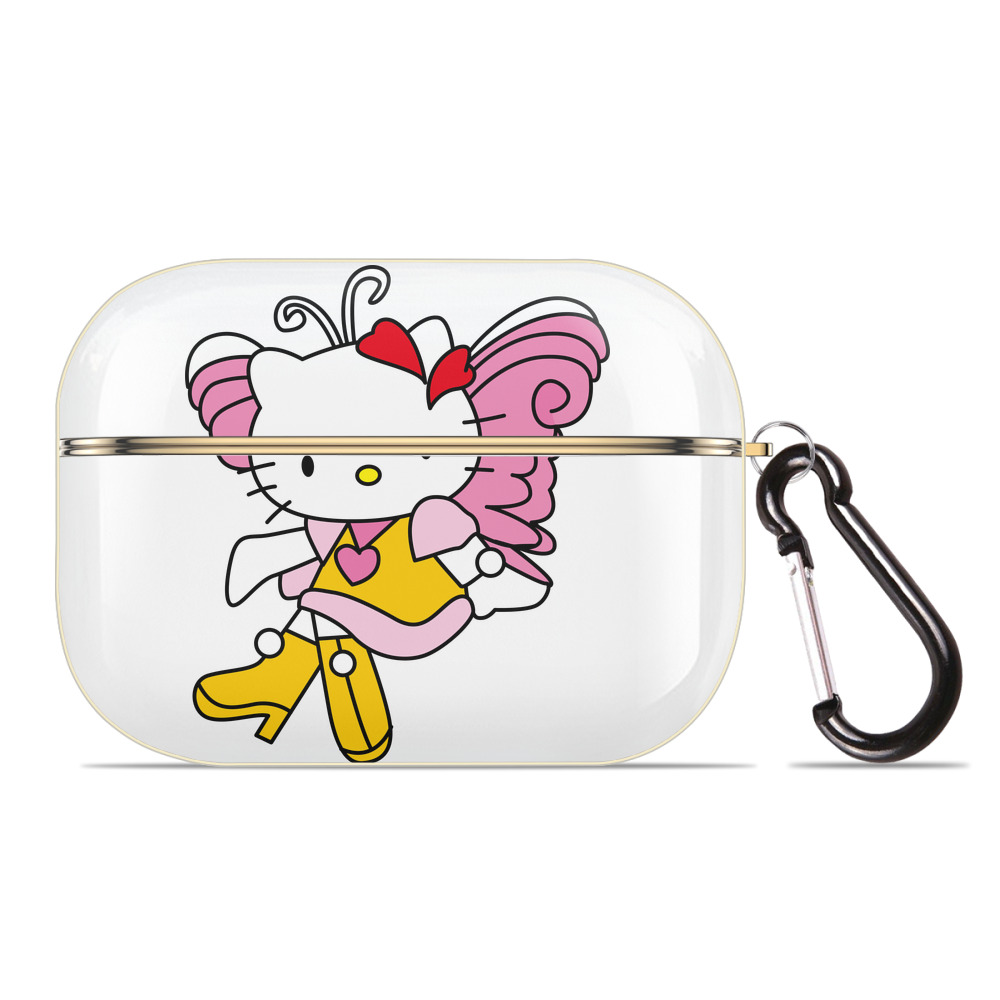 （画像用） Hello Kitty ハローキティ 【AirPods Pro用】ハードシェル保護ケース｜耐衝撃・防指紋・カラビナ付き商品仕様