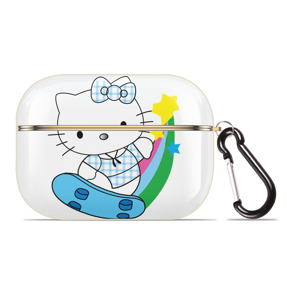（画像用） Hello Kitty ハローキティ 【AirPods Pro用】ハードシェル保護ケース｜耐衝撃・防指紋・カラビナ付き商品仕様