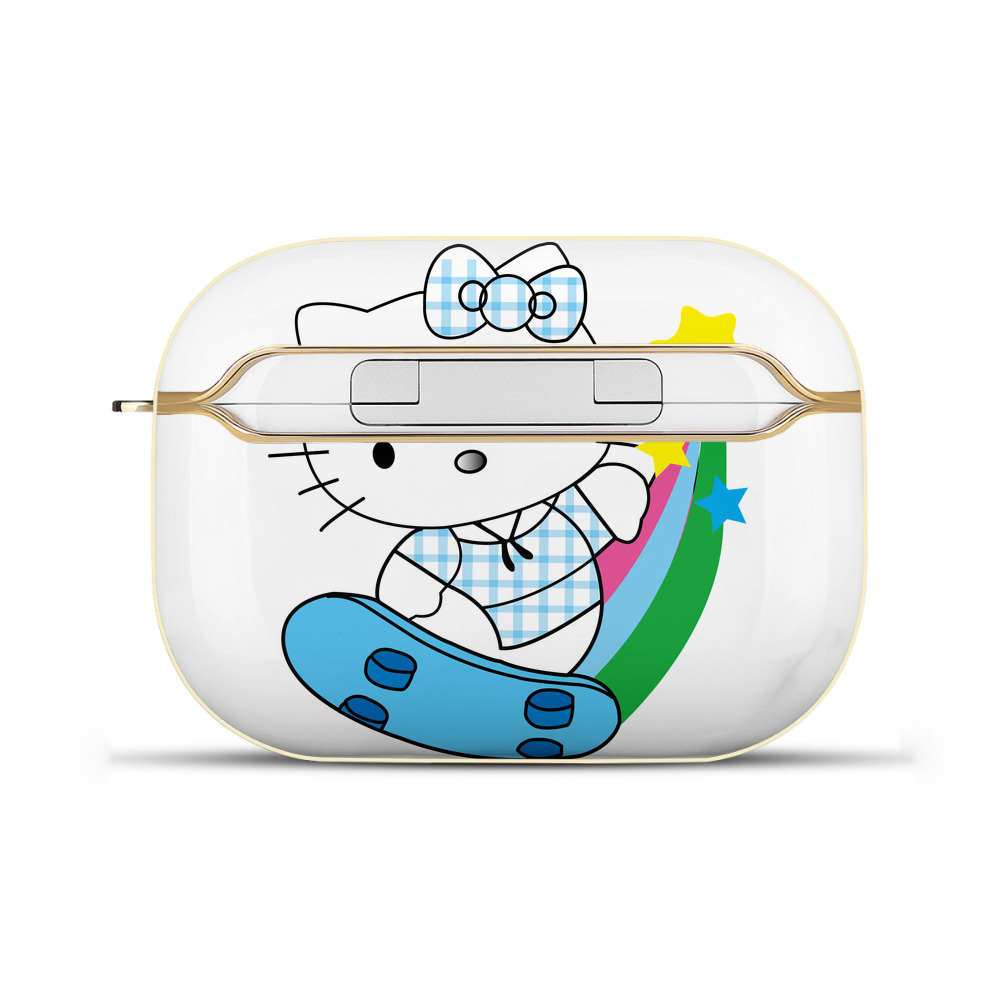 （画像用） Hello Kitty ハローキティ 【AirPods Pro用】ハードシェル保護ケース｜耐衝撃・防指紋・カラビナ付き商品仕様